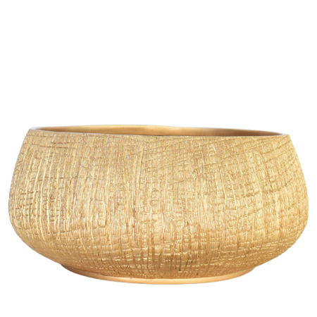 Centro de Mesa Dourado Solara G 47,5 Cm